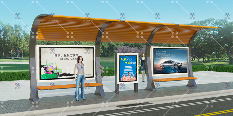 雅致候车亭YCHY-009